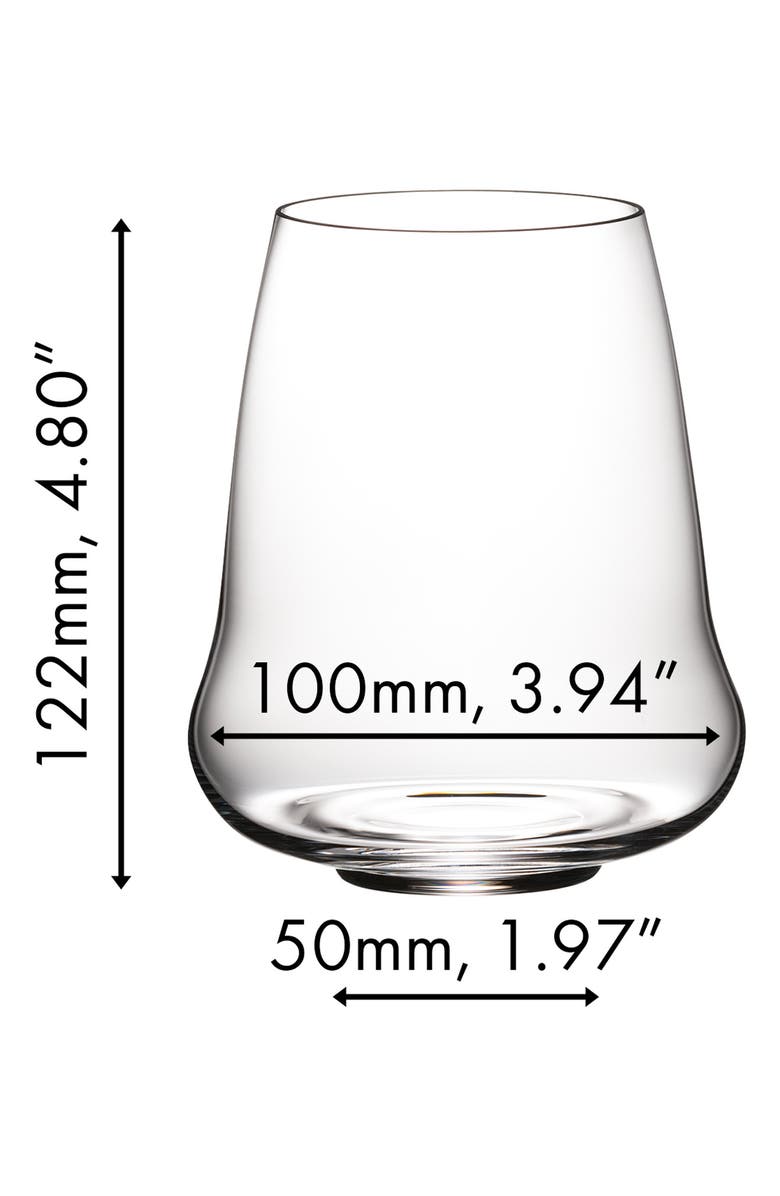 Riedel Stemless Wings White Wine Glass, Alternate, color, 