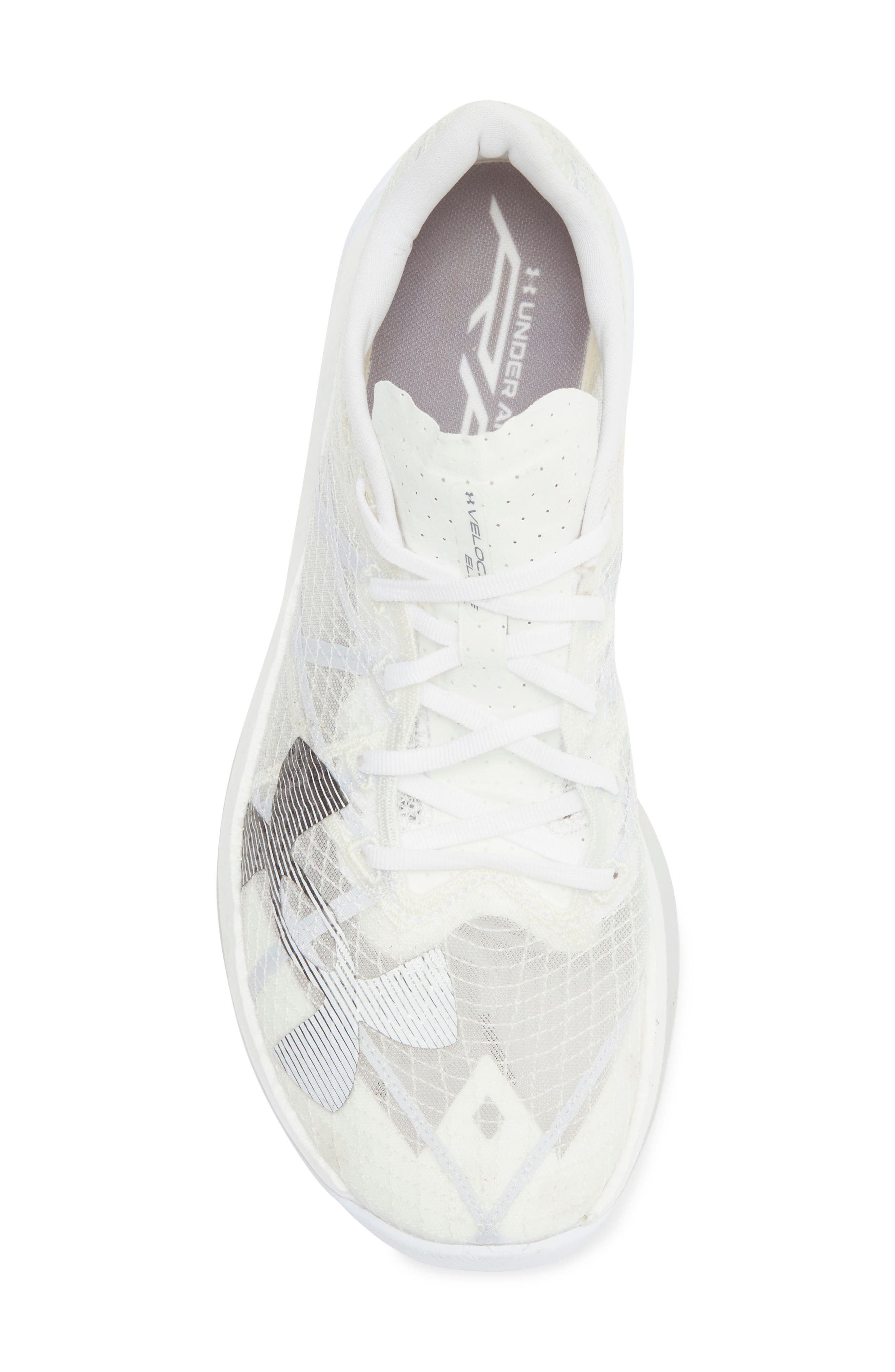 Under Armour Gender Inclusive UA Velociti Elite 2 Running Shoe, Alternate, color, White