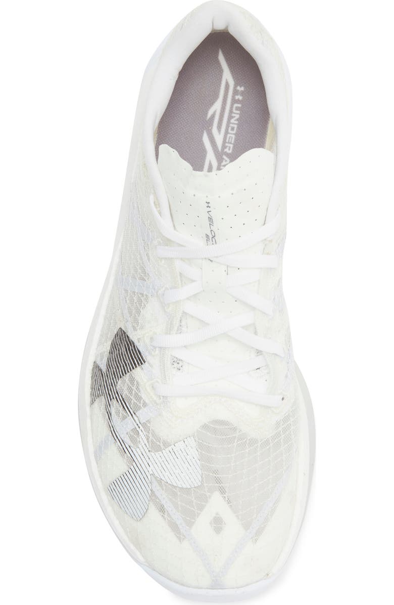 Under Armour Gender Inclusive UA Velociti Elite 2 Running Shoe, Alternate, color, White