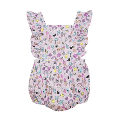 Ruffle Sleeve Bubble Romper (Baby)