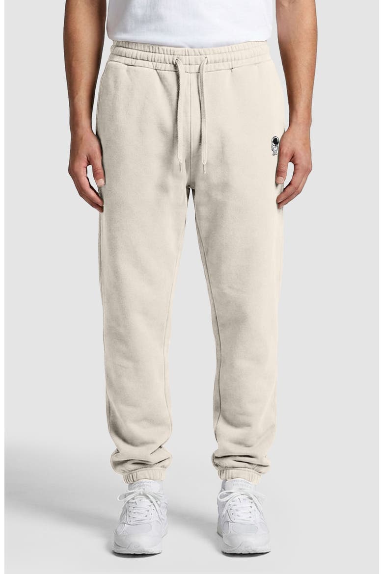 Astronaut Midweight Fleece Regular Fit Track Pants, Main, color, Ecru