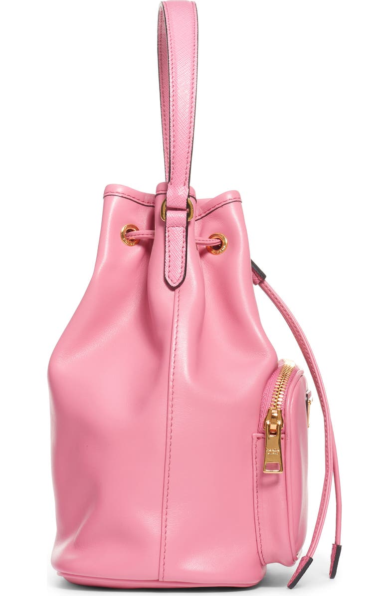Prada Leather Bucket Bag, Alternate, color,