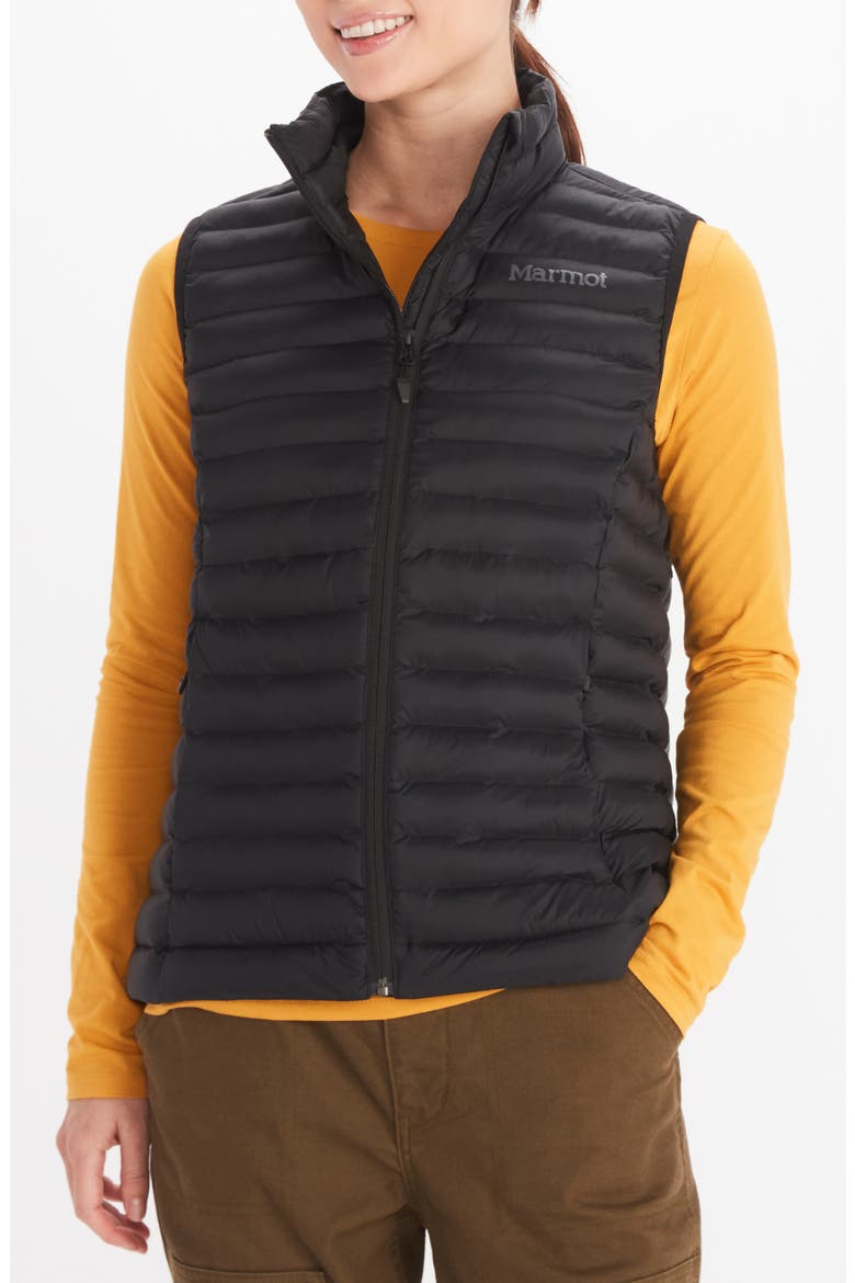 Echo Featherless Vest, Main, color, BLACK