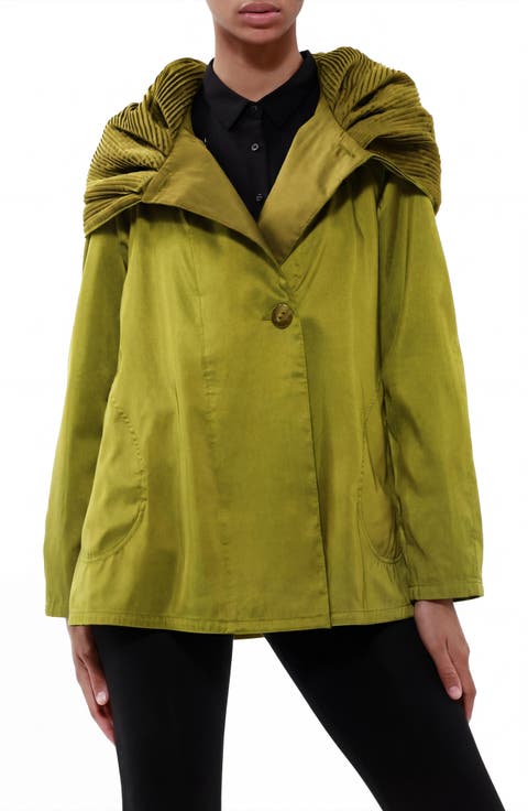 Mini Donatella Reversible Hooded Raincoat
