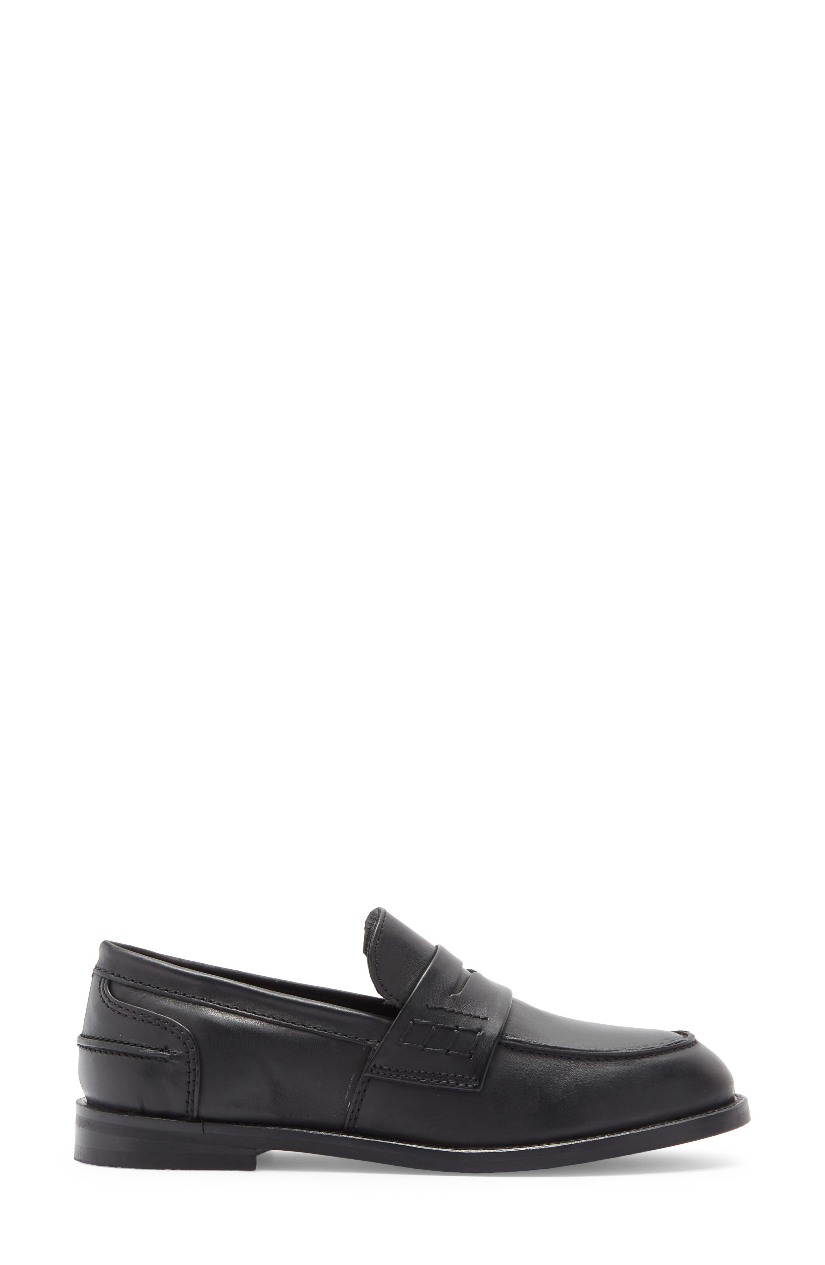 Jeffrey Campbell Studentz Penny Loafer, Alternate, color, Black