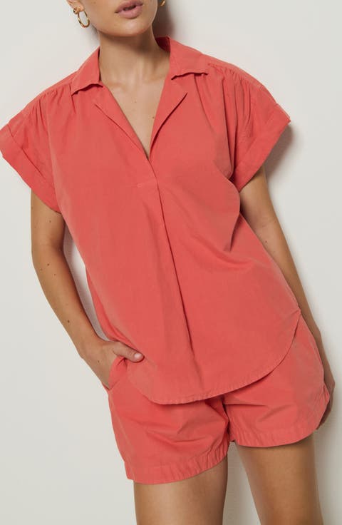 Elliot Johnny Collar Top