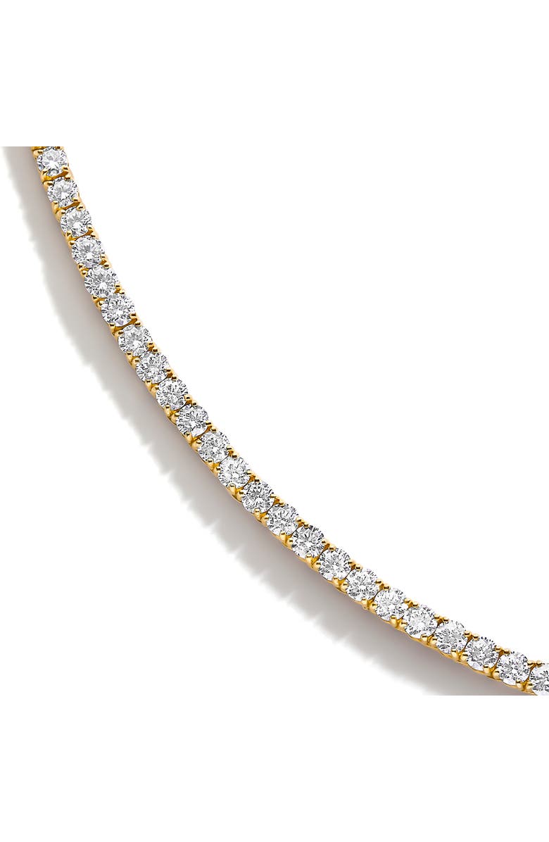 Haus of Brilliance 14K Yellow Gold 12.0 Cttw Lab Grown Diamond Tennis Necklace, Alternate, color, Yellow Gold