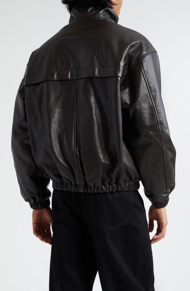 Lemaire Boxy Leather Jacket, Alternate, color,
