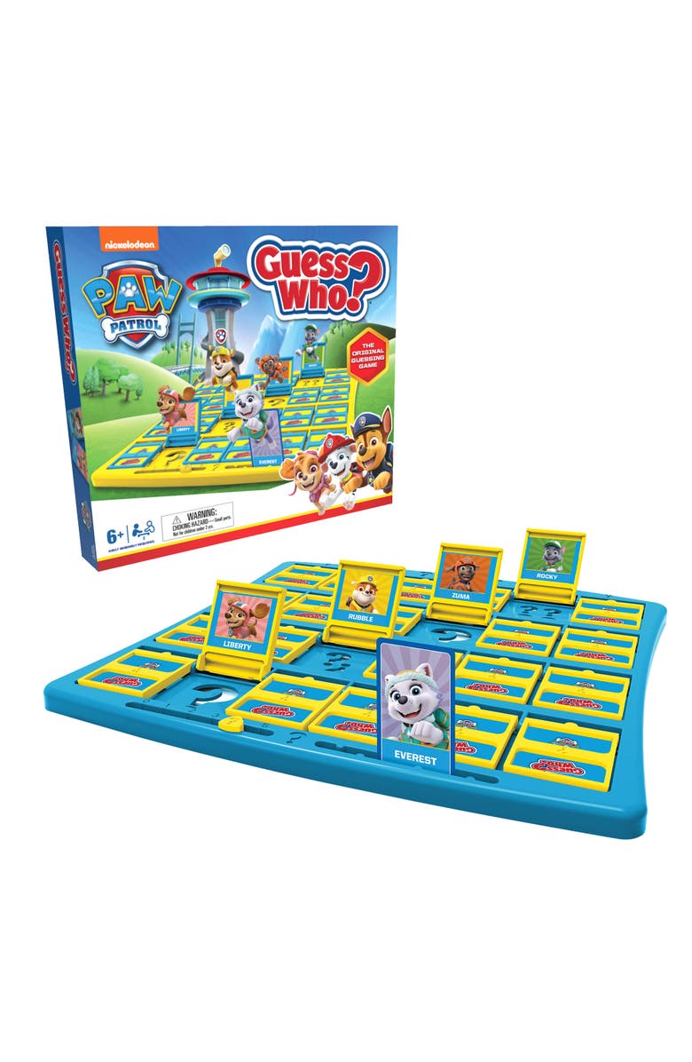 Guess Who Paw Patrol Kids
 Deduction Board Game, Ages 6+, Alternate, color, Multicolored