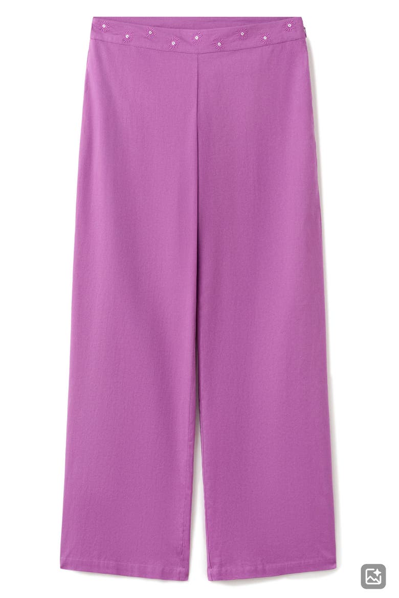 Straight Leg Trousers, Main, color, LILAC