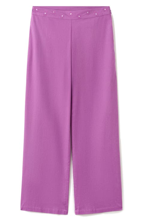Straight Leg Trousers