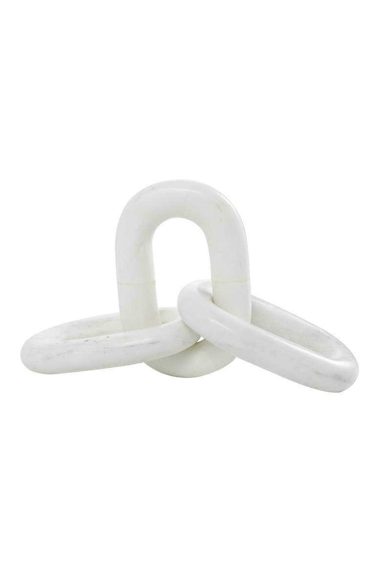 Marble Chain Sculpture, Alternate, color, WHITE