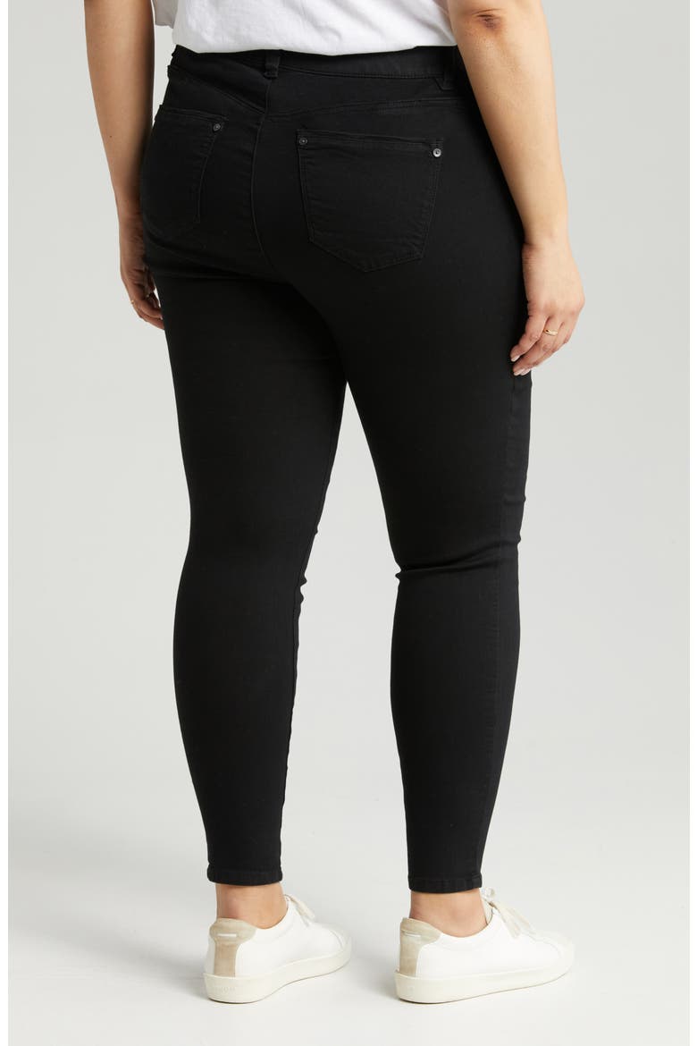 Stretch Skinny Jeans, Alternate, color, BLACK 1