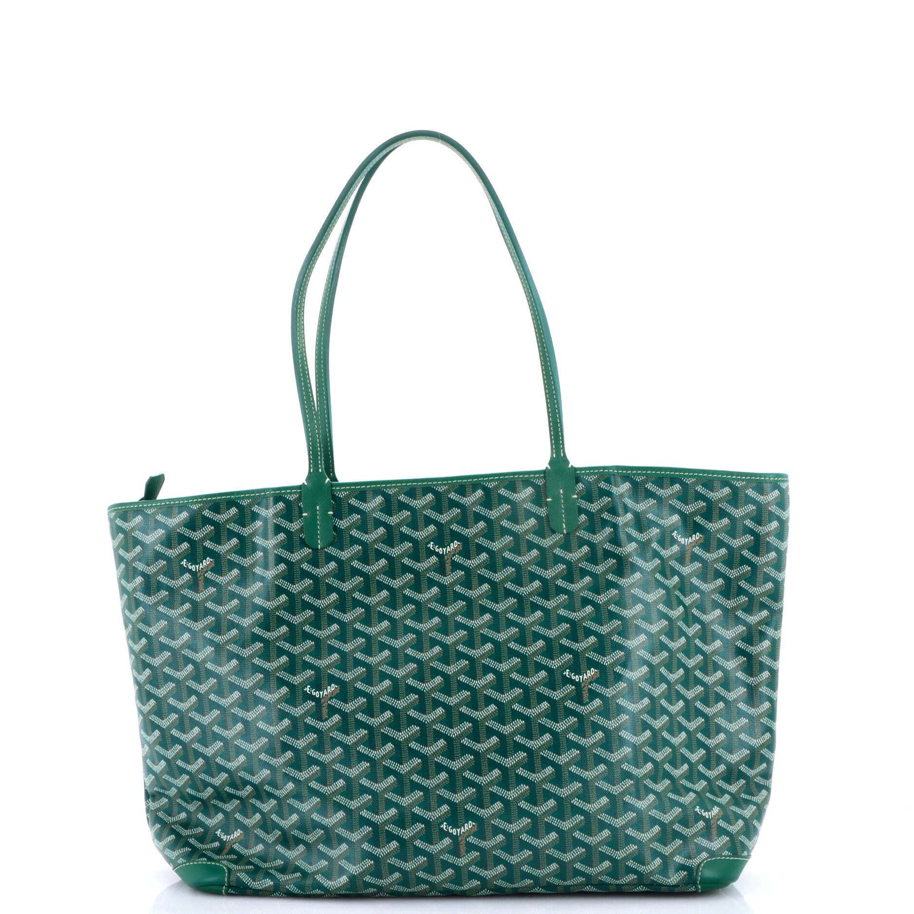 Artois Tote Coated Canvas MM, Alternate, color, Green