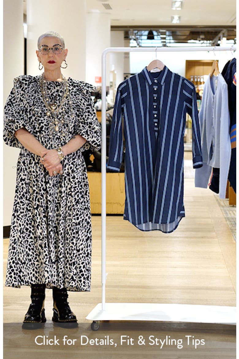 Classic Stripe Long Sleeve Shirtdress video