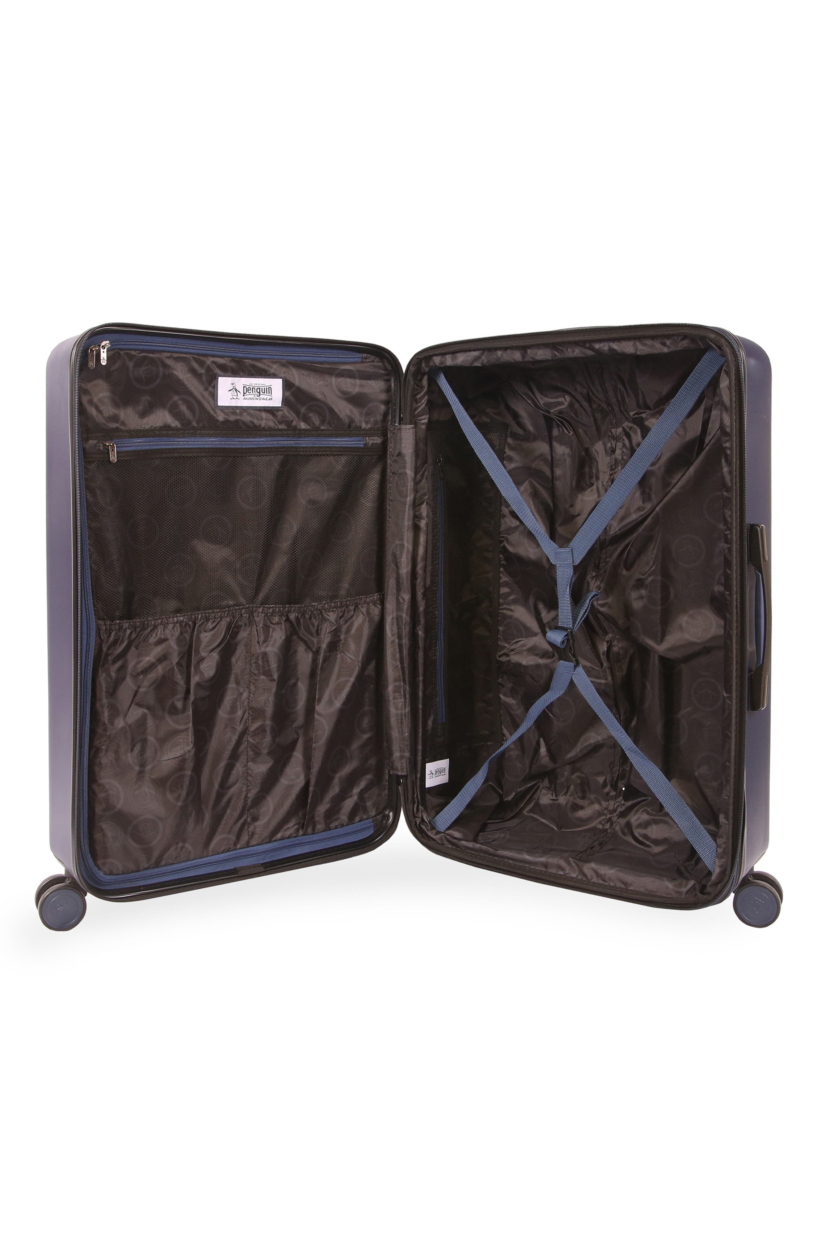Original Penguin Finnes 3-Piece Hardside Luggage Set, Alternate, color, Navy