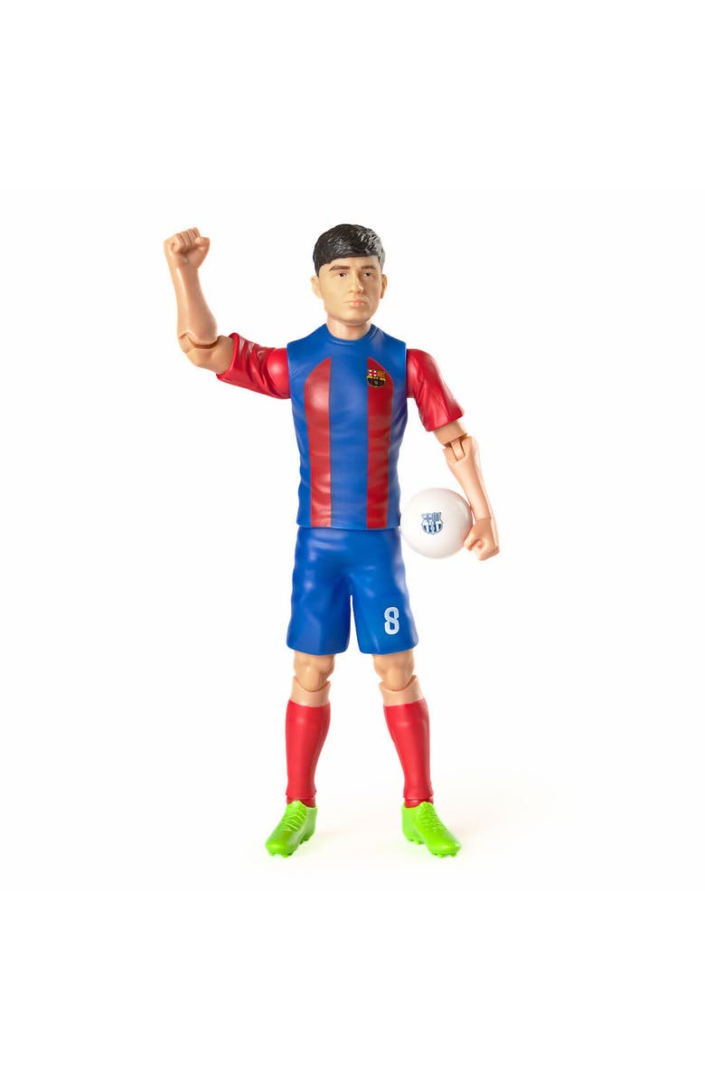 Banbo Toys SOCKERS FC Barcelona Pedri 8" Collectible Soccer Action Figure, Alternate, color, Blue