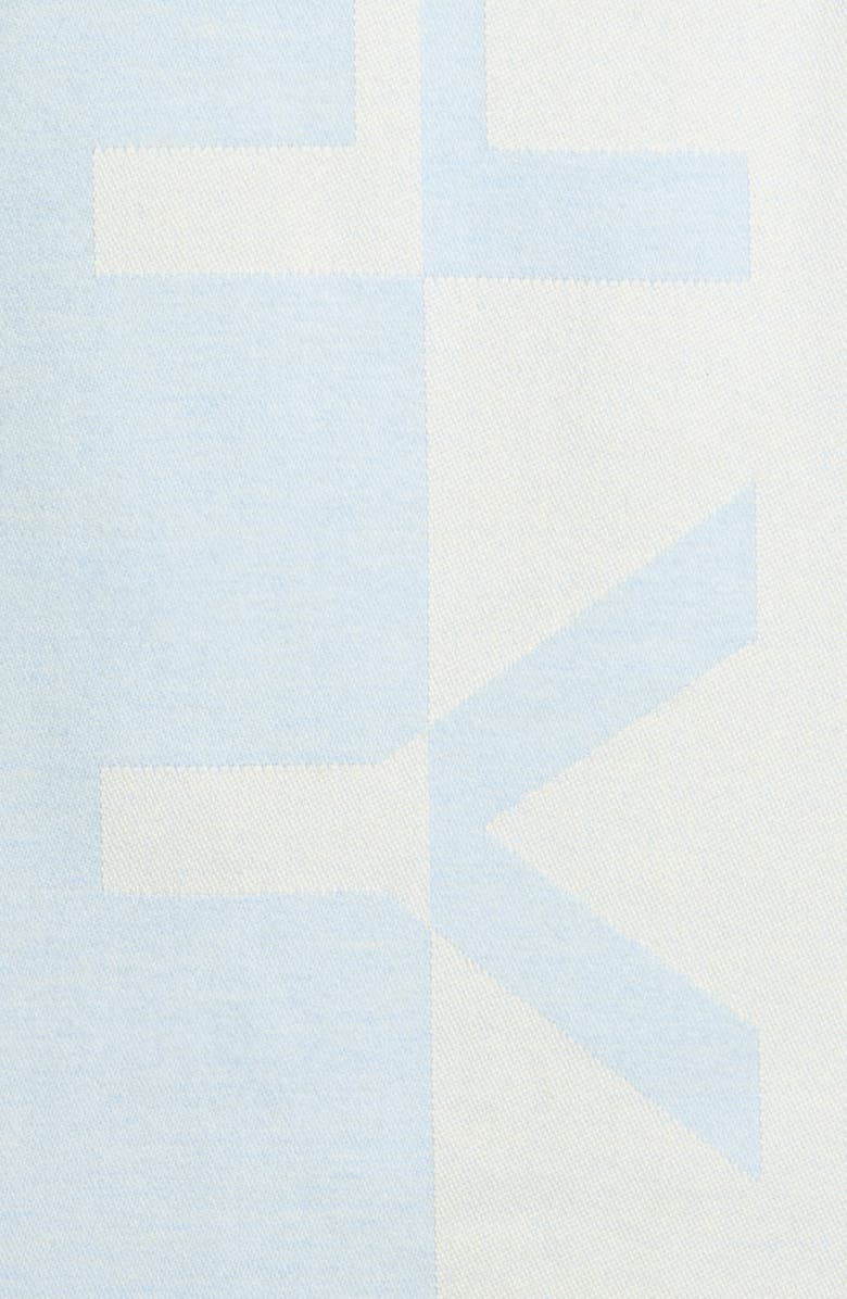 Givenchy Logo Wool & Cashmere Blend Oblong Scarf, Alternate, color, Silvery Grey