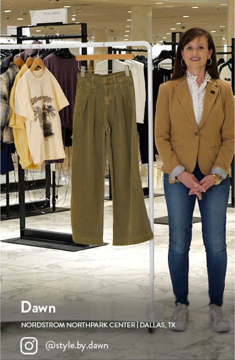 Kids' Double Pleat Wide Leg Jeans, sales video thumbnail