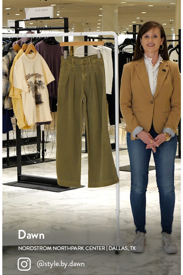 Kids' Double Pleat Wide Leg Jeans video