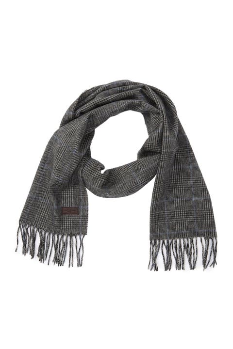 Glen Plaid Cashmere Scarf