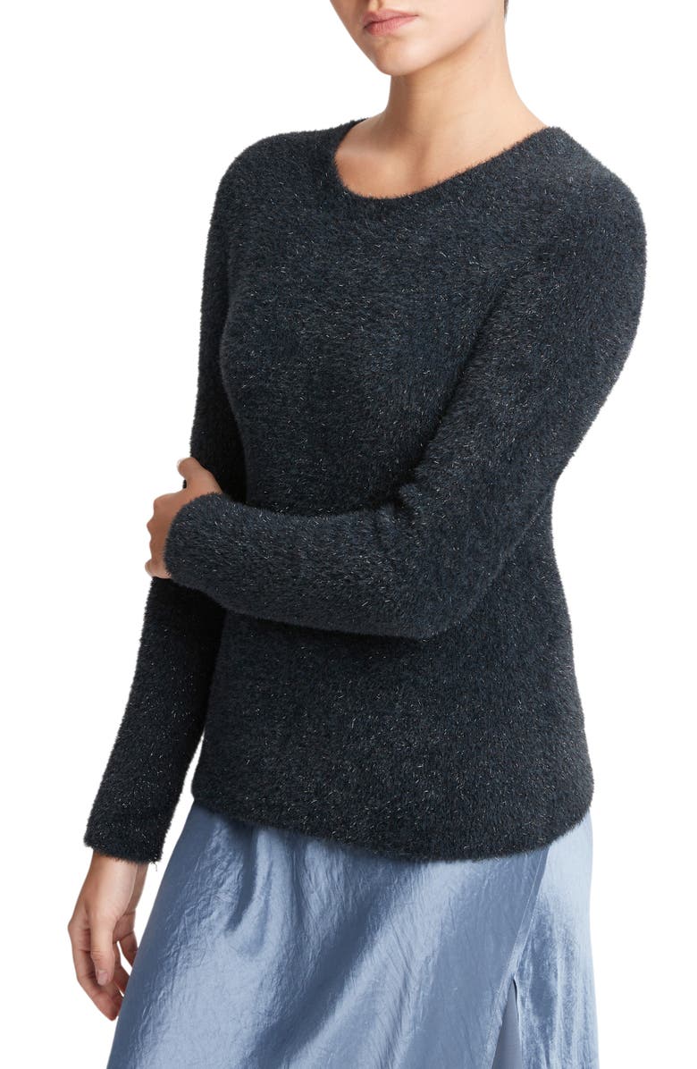 Vince Eyelash Metallic Sweater, Alternate, color,