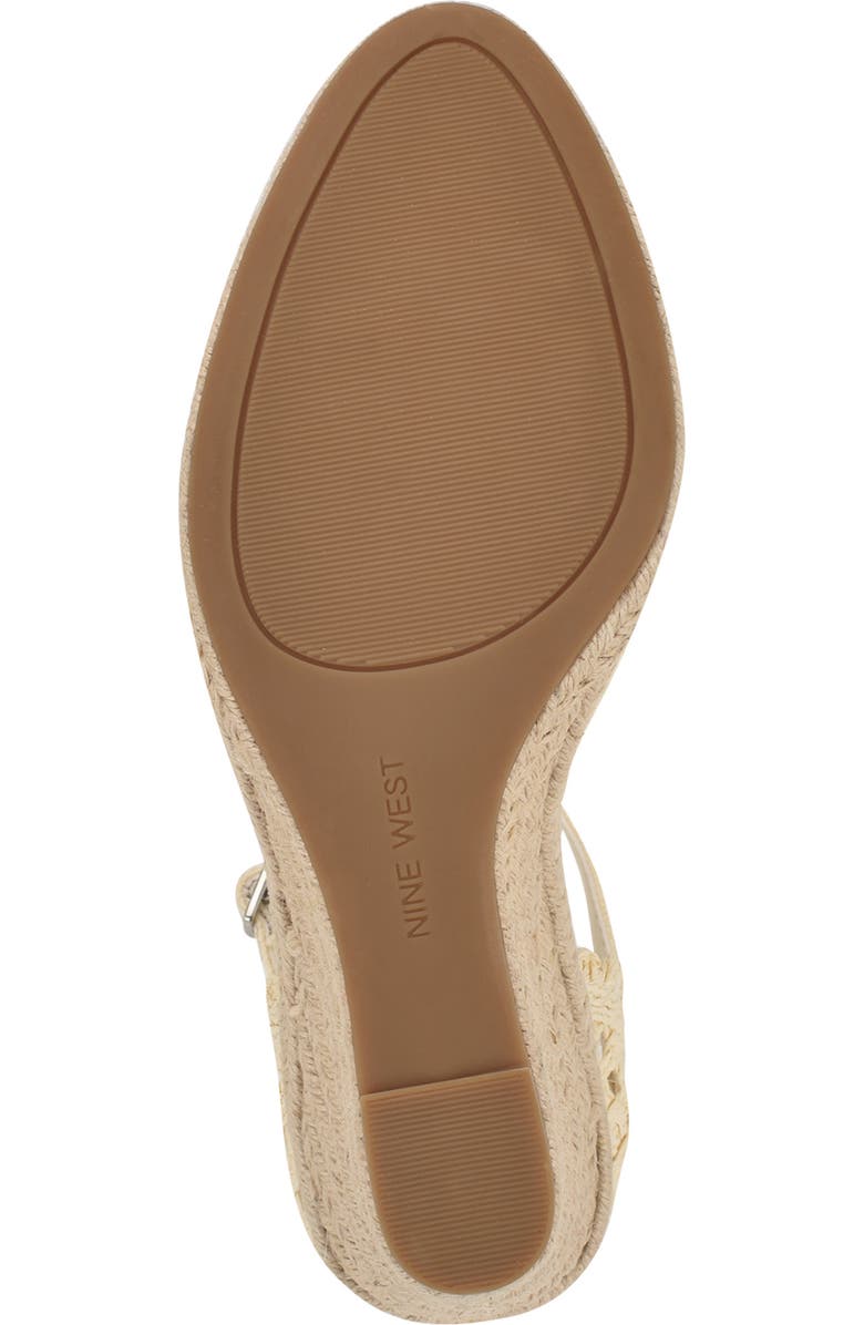 Nine West Mckinly Ankle Strap Wedge Sandal, Alternate, color,