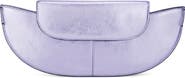 behno Nadia Metallic Leather Clutch
