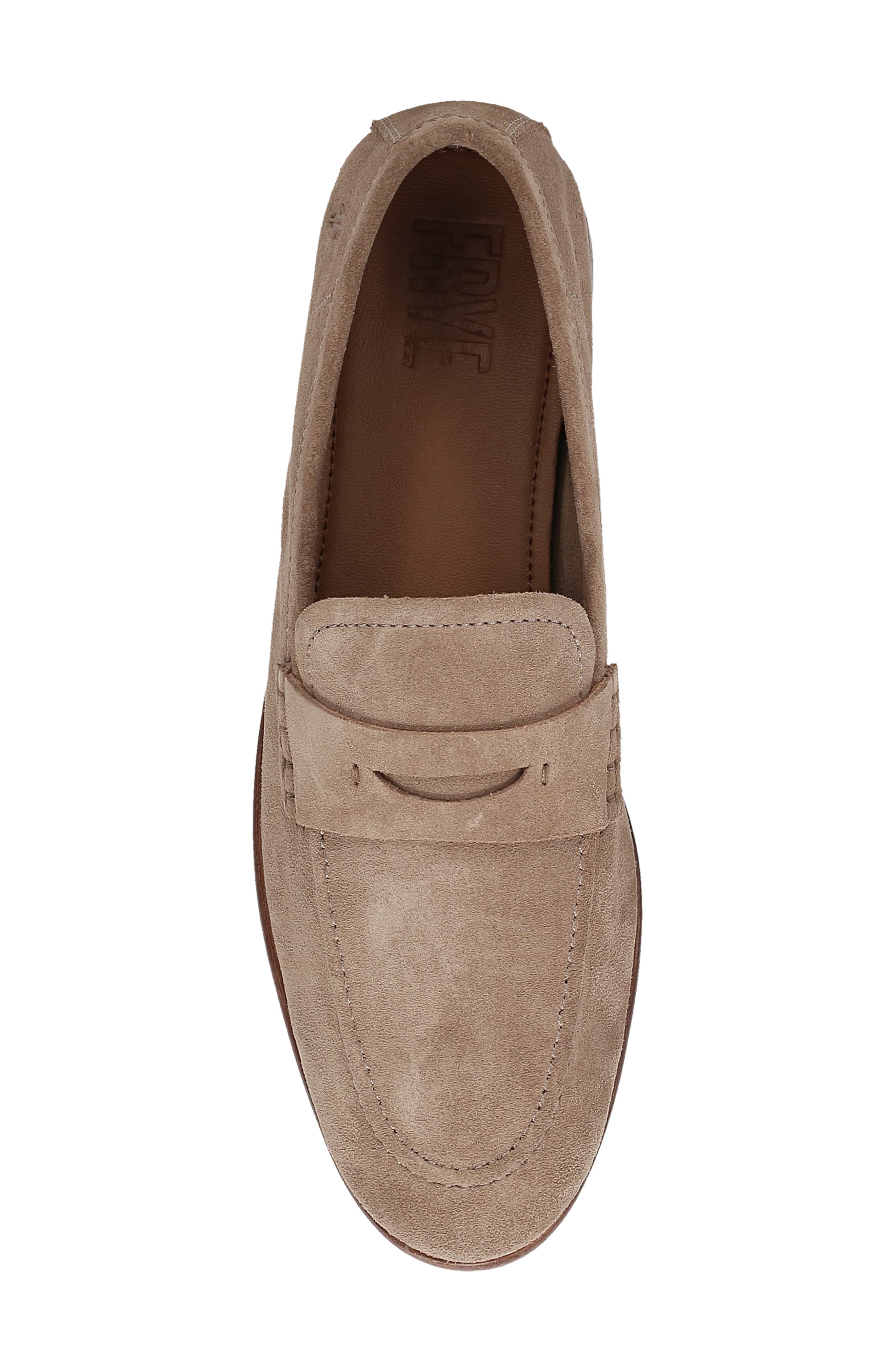 Graham Leather Penny Loafer, Alternate, color, MUSHROOM