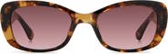 Kate Spade New York Beryl 53mm Gradient Rectangular Sunglasses
