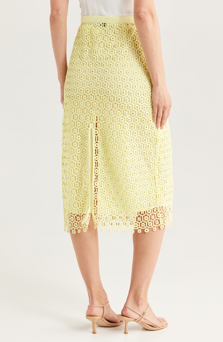 Simkhai Karolina Lace Midi Skirt, Alternate, color, 