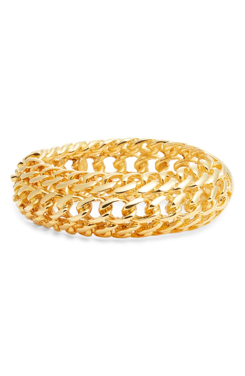 Kenneth Jay Lane Braided Bangle, Main, color, 