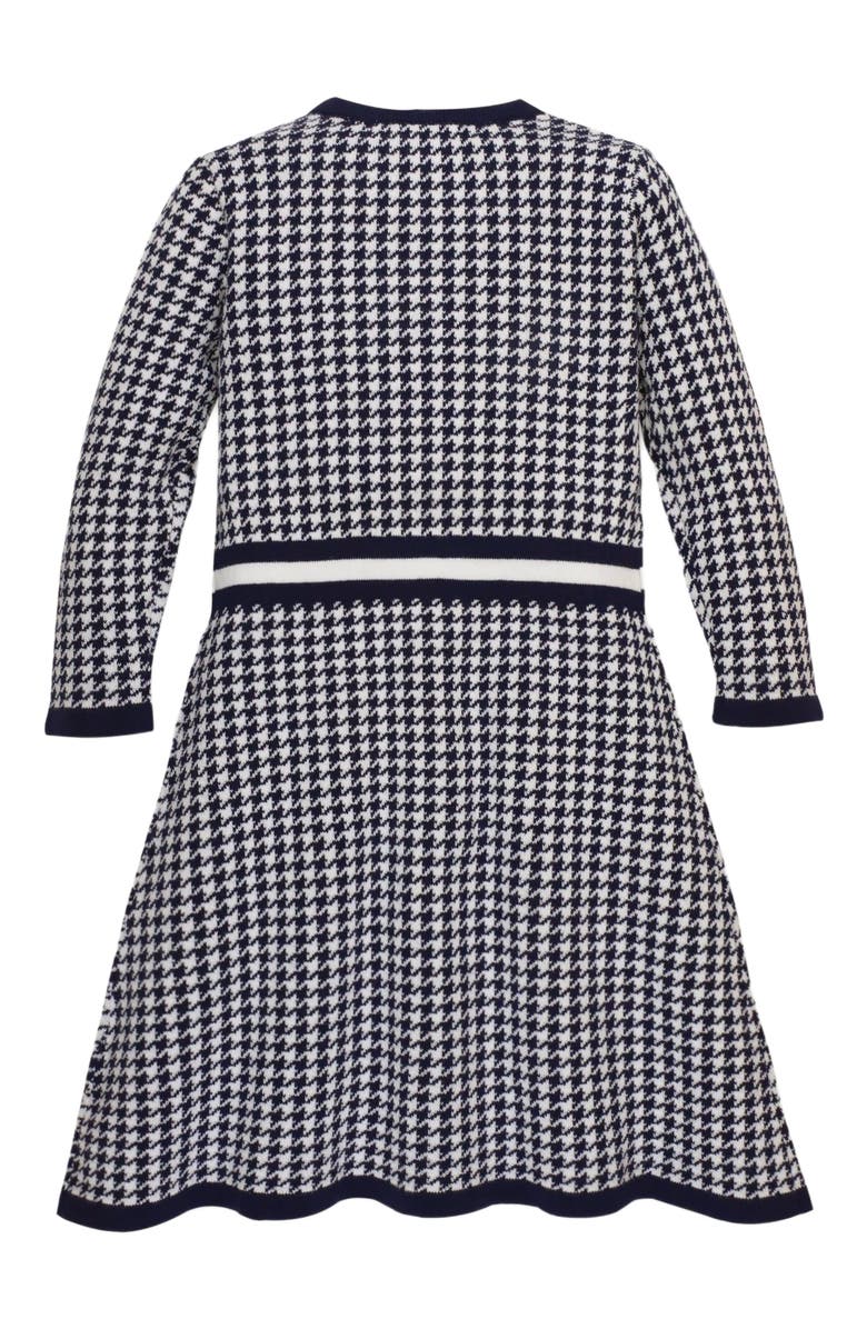 Hope & Henry Baby Girls' Fit and Flare Sweater Dress, Infant, Alternate, color,