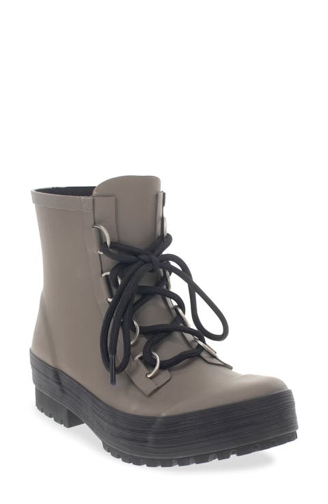 Ava Lace-Up Waterproof Rain Boot (Women)