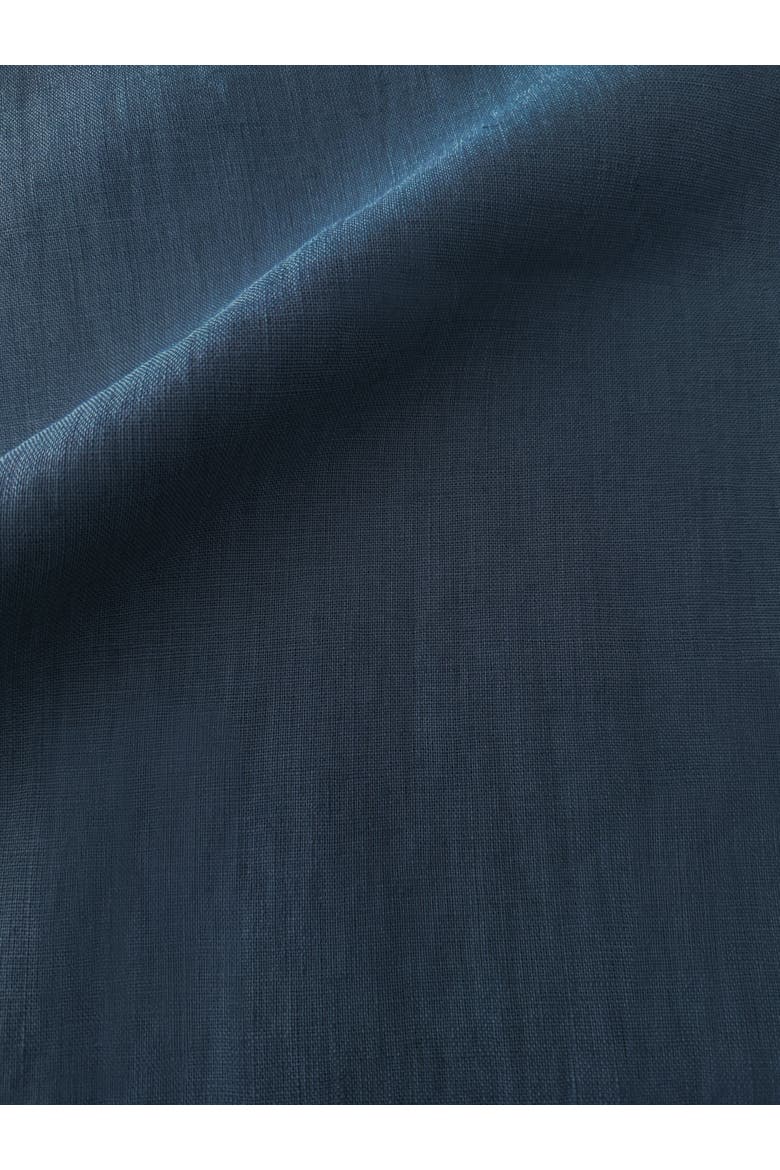So Soft Linen Pillow with Down Insert, Alternate, color, Navy Blue