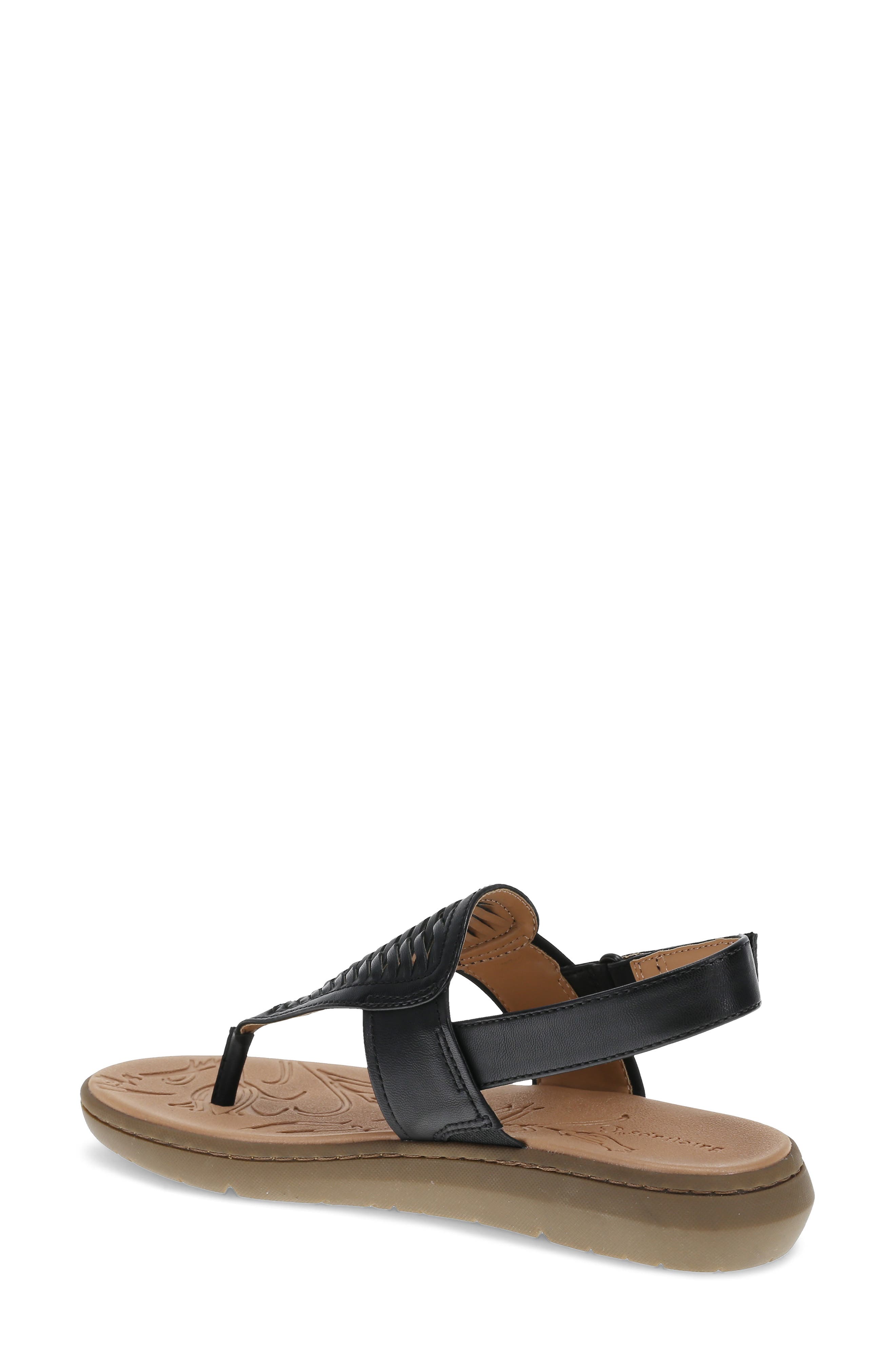 BARETRAPS Quincy T-Strap Sandal, Alternate, color, Black