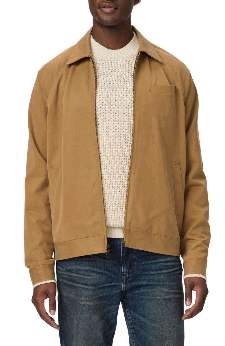 PAIGE Pollard Sueded Twill Jacket, Main, color, 