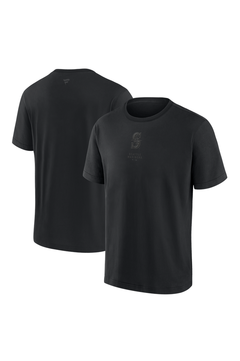 Men's Fanatics Seattle Mariners Black Out Heavyweight T-Shirt, Main, color, Black
