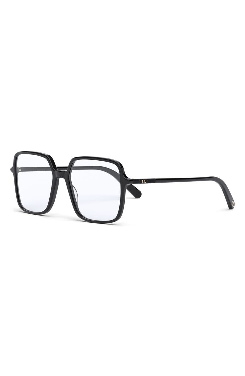 DIOR Mini CD O S2I 54mm Square Eyeglasses, Alternate, color, 