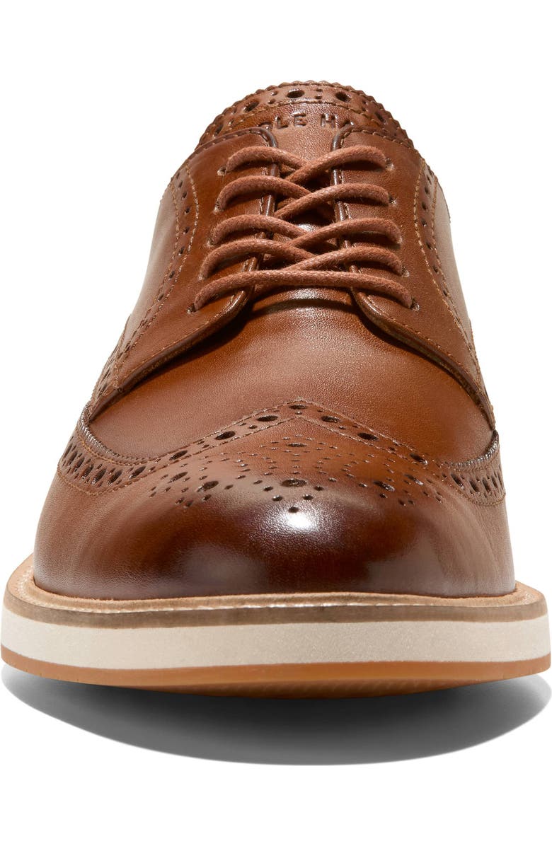 Cole Haan Morse Grand Wingtip Derby, Alternate, color, Brtsh Tn Ivry Gum