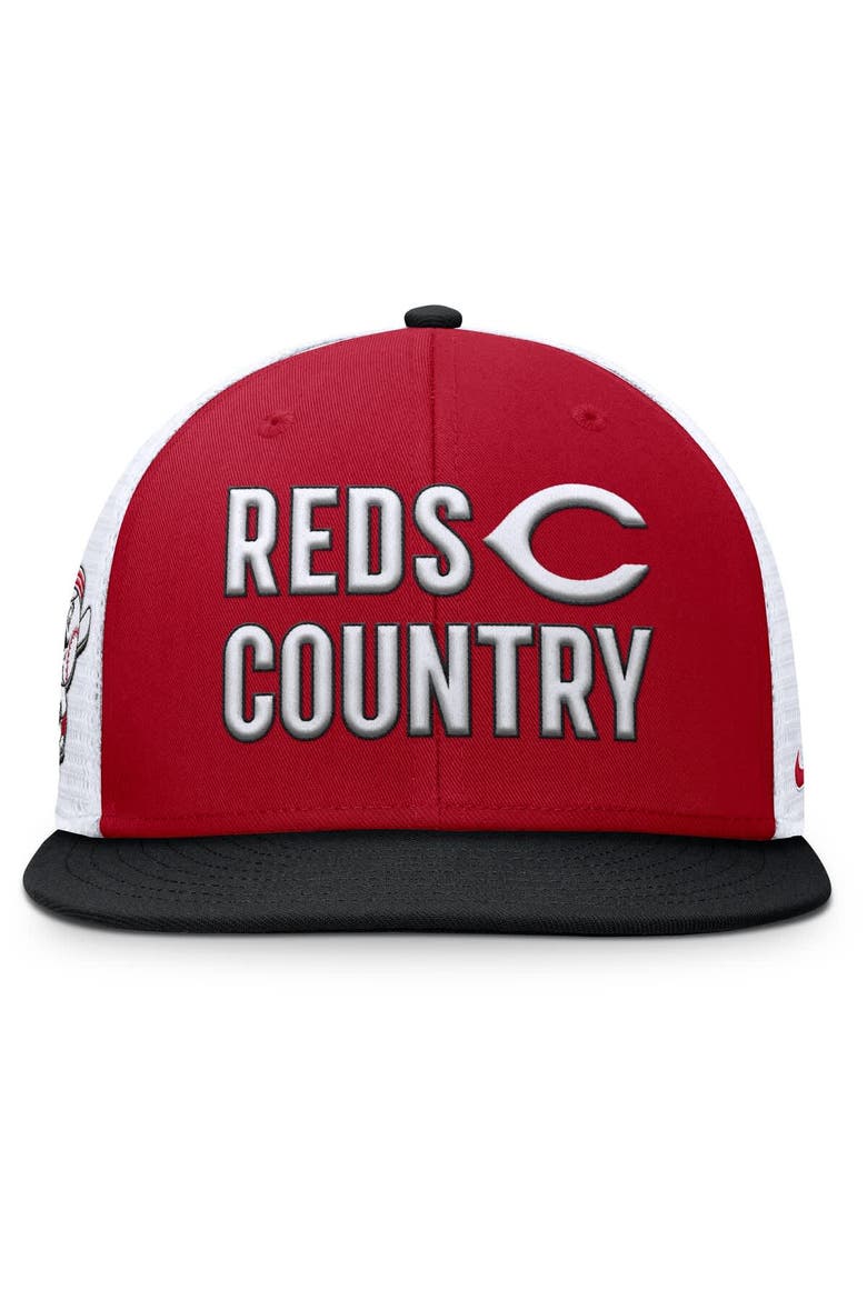 Men's Nike  Red Cincinnati Reds Pro Trucker Snapback Hat, Alternate, color, Red