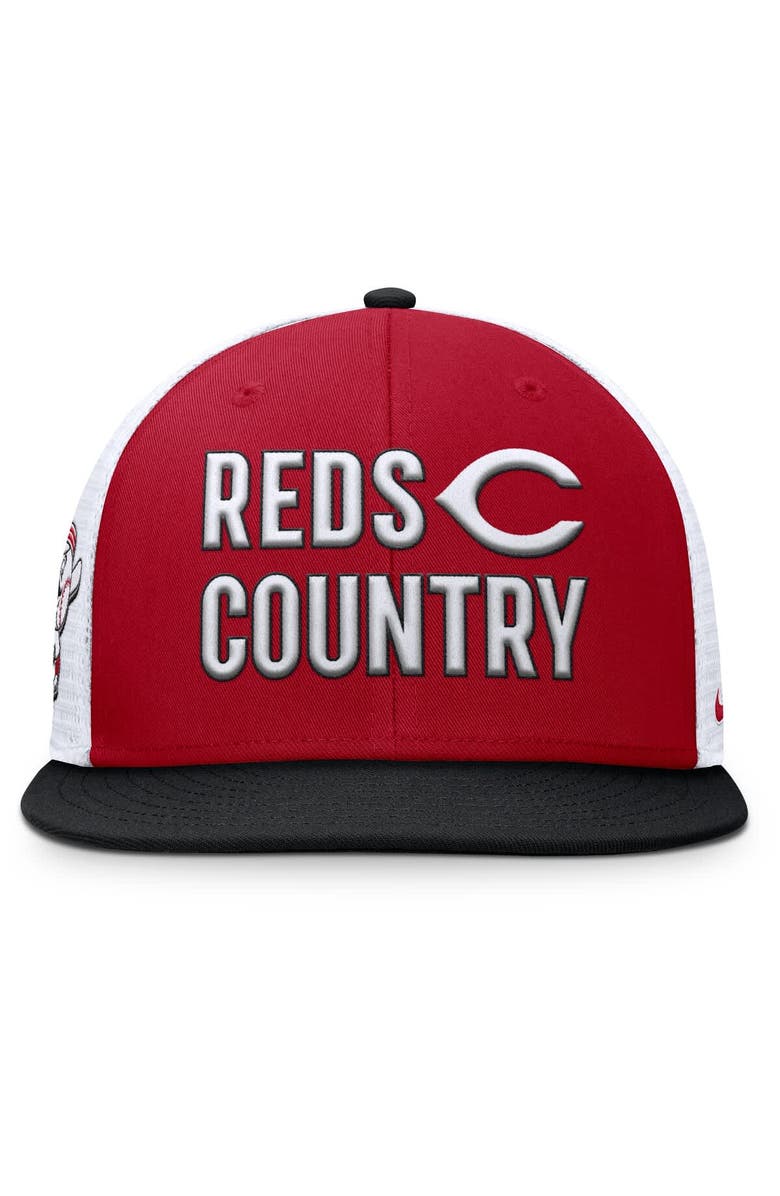Nike Men's Nike  Red Cincinnati Reds Pro Trucker Snapback Hat, Alternate, color, Red
