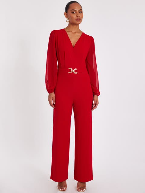 アメリ　ヴィンテージ　CHLOE V NECK ROMPERS CHLOE V NECK ROMPERS（つなぎ/オールインワン）｜Ameri（アメリ）の