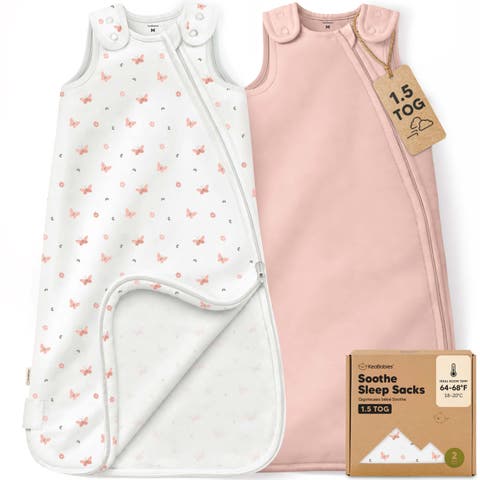 2-Pack Soothe Sleep Sacks 1.5 TOG