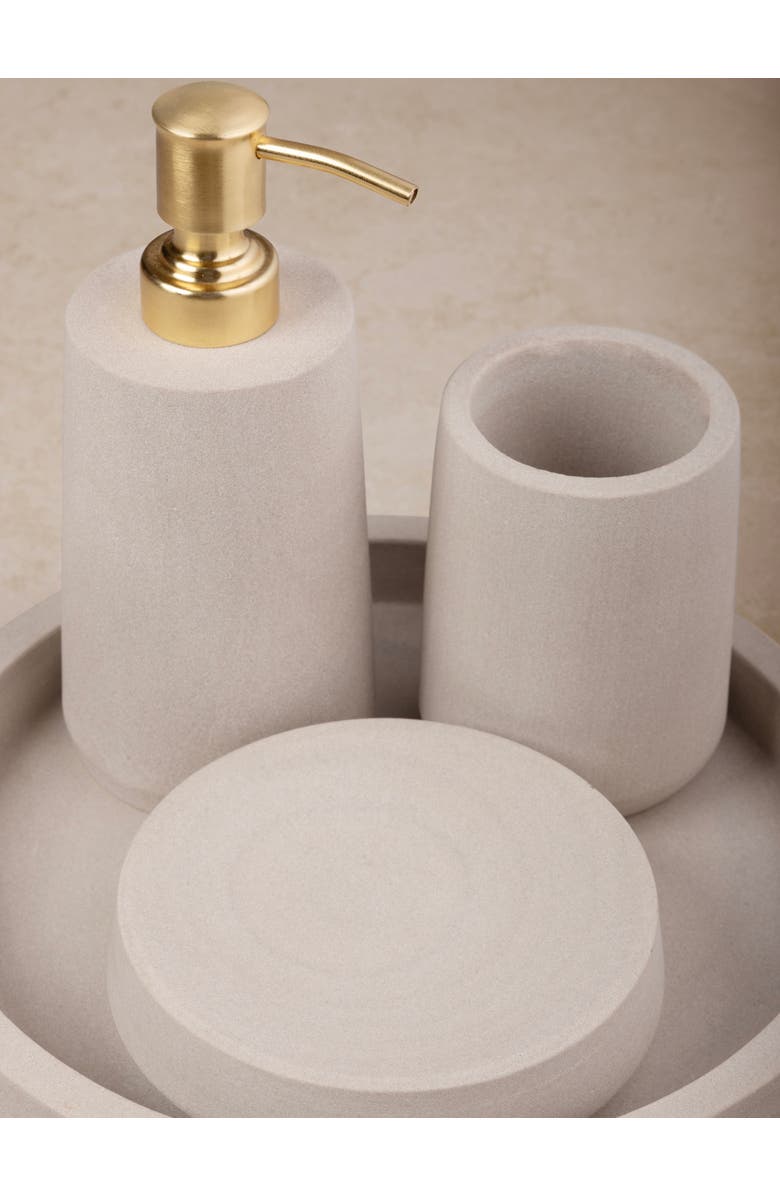 GAURI KOHLI Casablanca Sandstone Bath Accessories, Set of 4, Alternate, color, Beige
