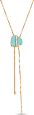 Ettika Reconstituted Turquoise Solstice Bolo Necklace