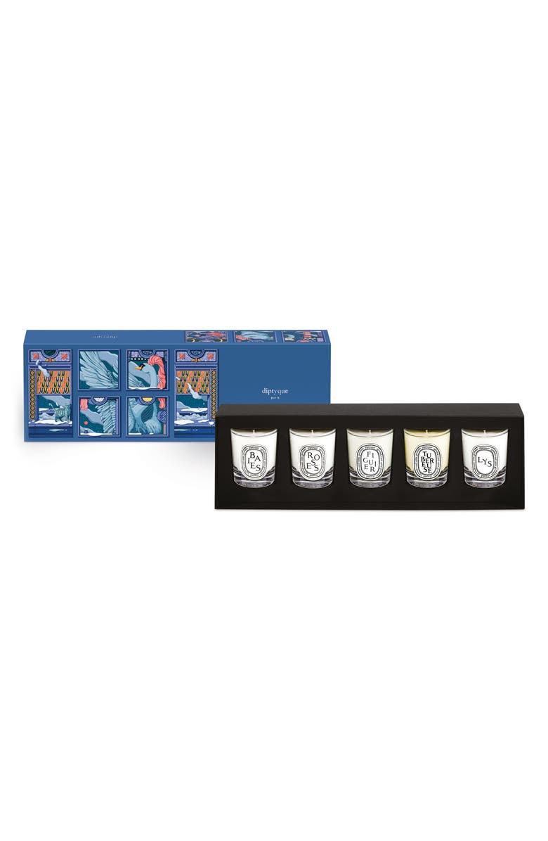 Diptyque Set of 5 Candles, Main, color,