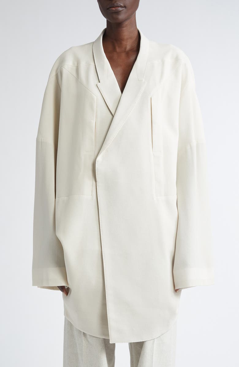 Rick Owens Arrowhead Oversize Virgin Wool Jacket, Main, color, 