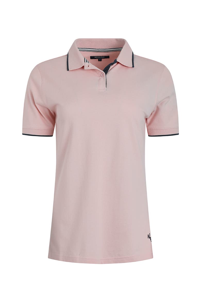 Pammie Pique Polo Shirt, Alternate, color, Pink