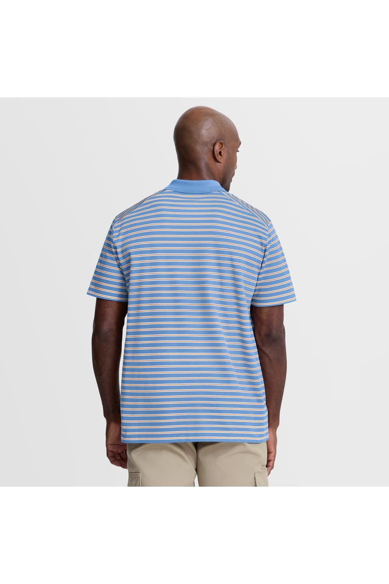 Men's Nike Light Blue/White Tennessee Volunteers Striped Dri-FIT Polo, Alternate, color, Light Blue